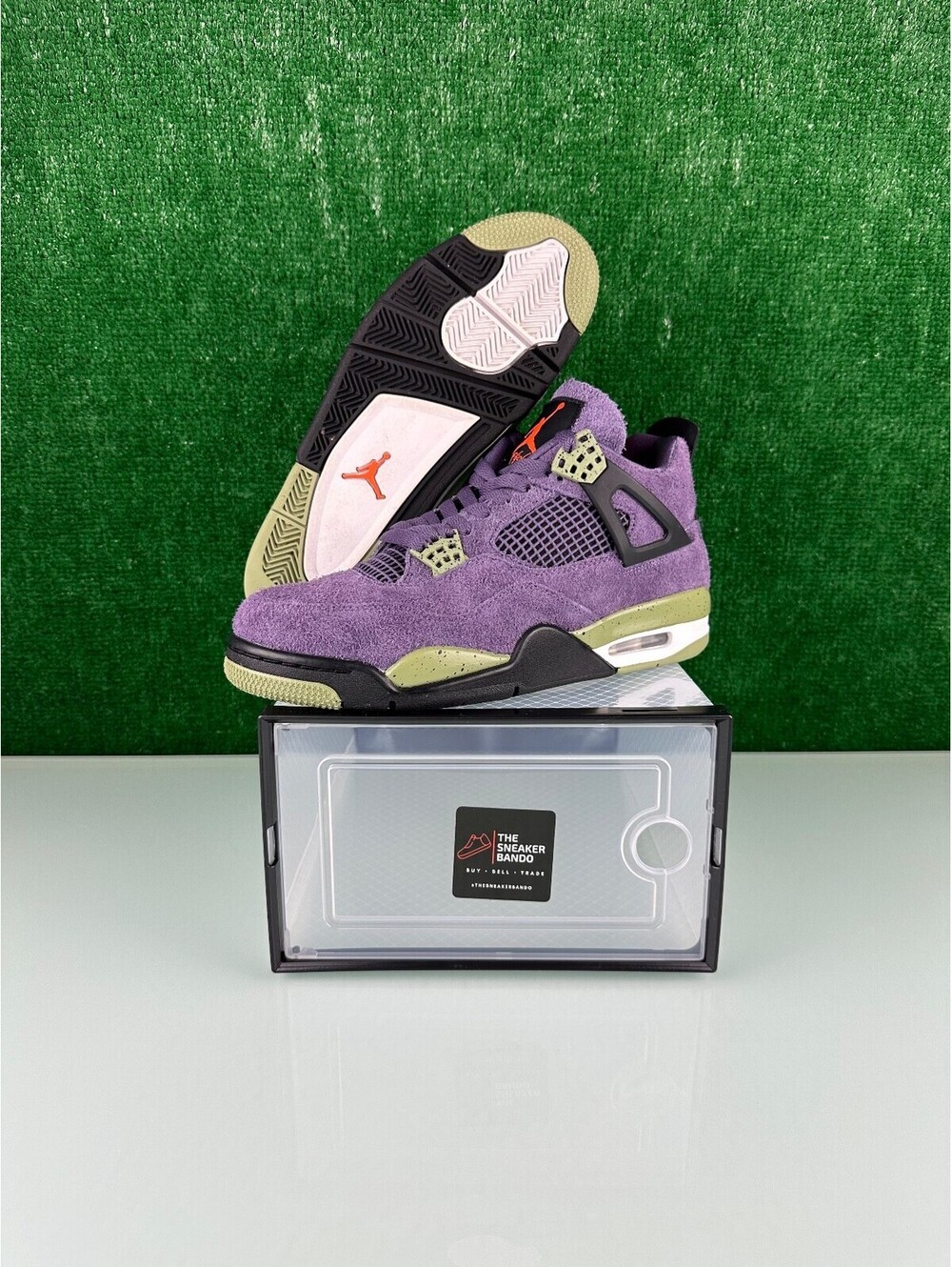 Size 11.5W/10M - Jordan 4 Retro Mid Canyon Purple W (CLEAN!)
